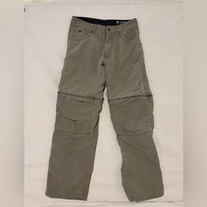 Kuhl Pants‎ Men 30x30 Green Renegade Convertible Stealth Zip Hiking Outdoors